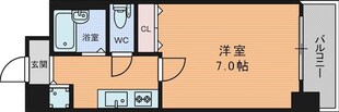 グラマシー心斎橋東（旧ユーカ心斎橋東）の物件間取画像